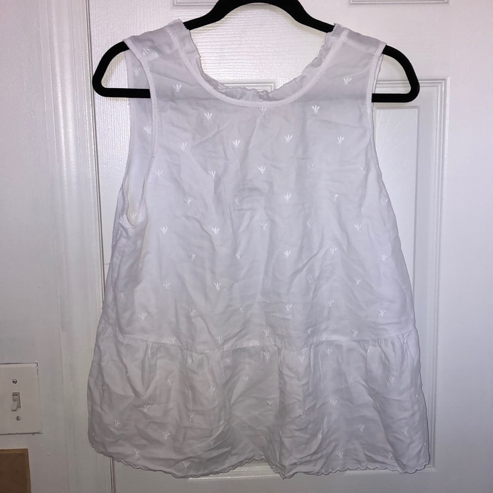 Loft Cotton peplum tank - Picture 2 of 6